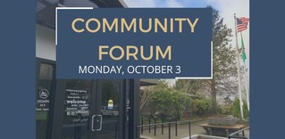 Community Forum Oct 3