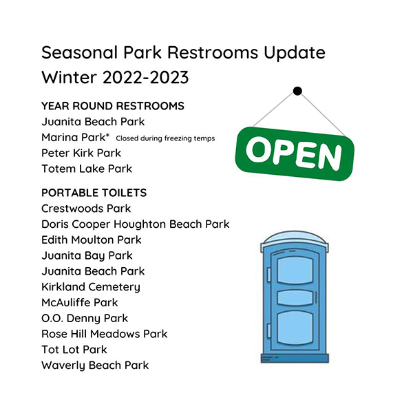 Seasonal Park Restrooms