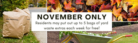 November Yard Waste Extras