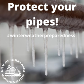 Protect Pipes Frozen Icicles