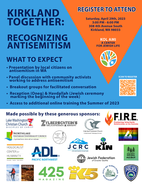 Recognizing Antisemitism Flyer