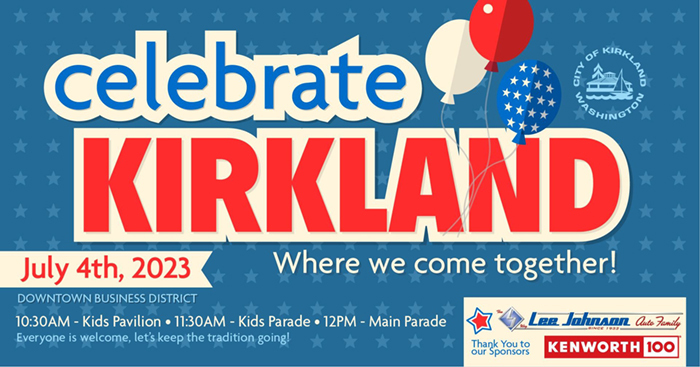 Celebrate Kirkland flyer 2023