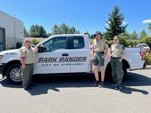 Park Rangers with Truck