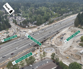 132nd roundabout aerial
