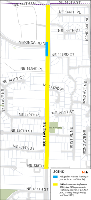 MAP-100th-Ave-construction