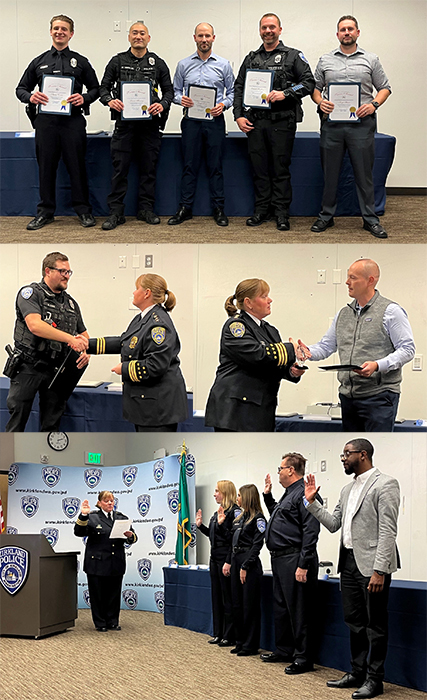 Police Swearing In and Recognitions