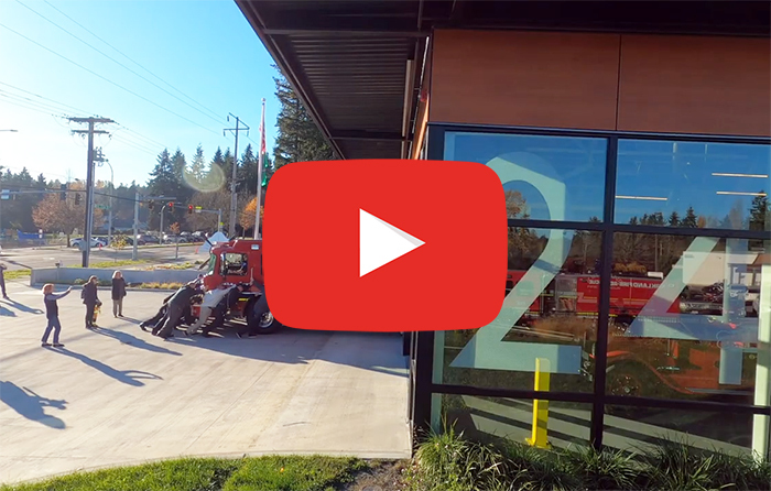 Kirkland Fire Department Station 24 Engine Push In with play button