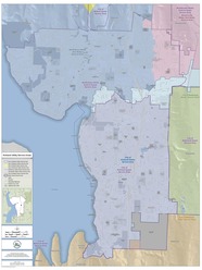 water and sewer service map