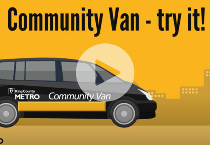 community van try it with play button