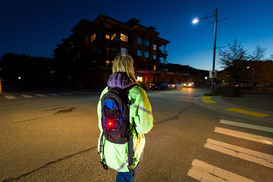 safety reflectors so pedestrians seen and safe