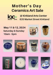 Mother’s Day Ceramics Art Sale