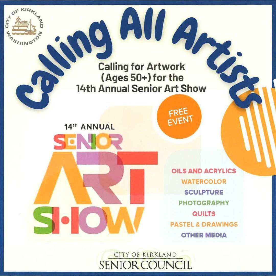 senior art show flyer 2024 square 