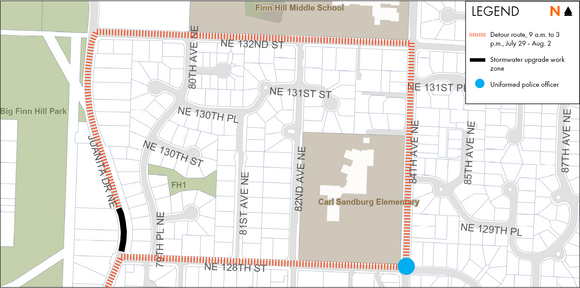 Juanita Drive Closure