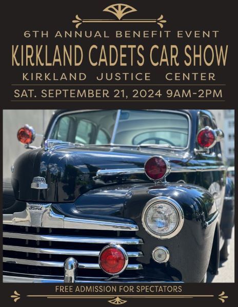 2024 Kirkland Cadet Car Show Flyer