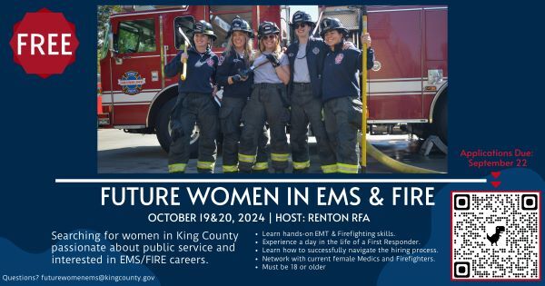 Future Women in EMS and Fire Workshop fall 2024