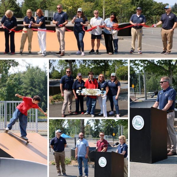 Park & Play ribbon cutting