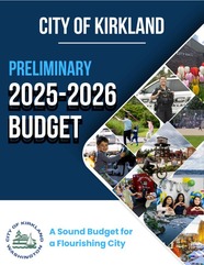 City of Kirkland 2025-2026 Preliminary Budget Document cover