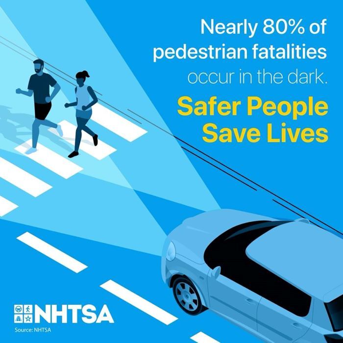 pedestrian safety darkness stat