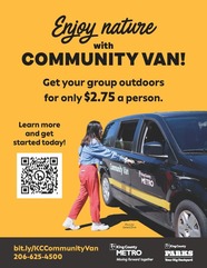 Community van info flyer