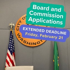 board and commission applications extended february 21
