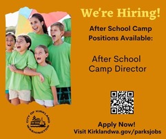 After School - We're Hiring Camp Positions Director
