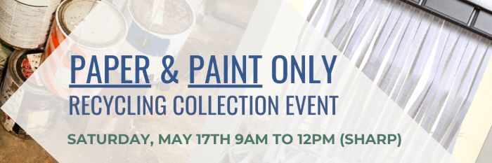paper and paint recycling