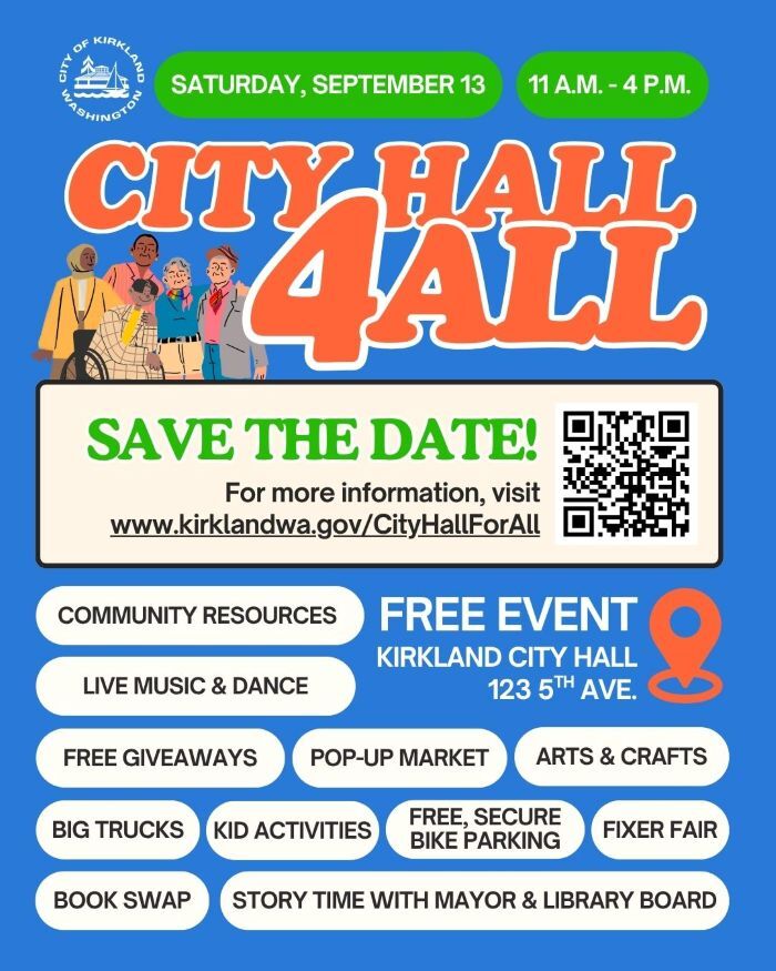 city hall 4 all event flyer 2025