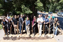 85th st shared use pathway groundbreaking council 202507