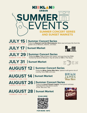 Kirkland Urban Summer Events