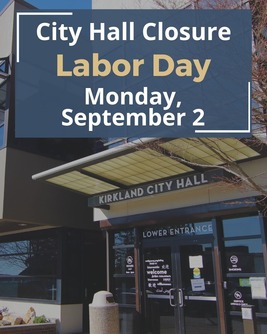 City offices are closed on Monday, September 1 2025.