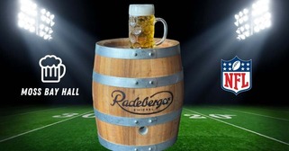 NFL Kickoff and Radeberger Keg Tapping