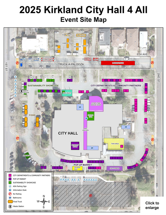 City Hall for All 2025 Map Click to Enlarge