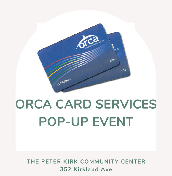 ORCA card services pop up event