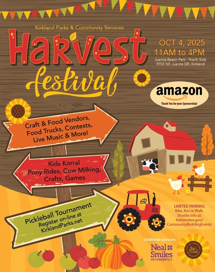 2025 harvest festival information flyer