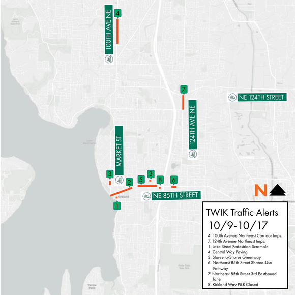traffic alerts map - October 9, 2025 -10/9/2025