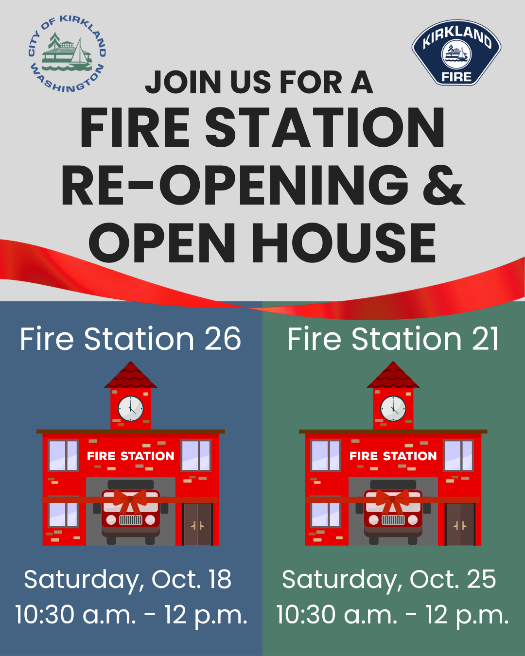 Fire Station Re-Opening & Open House
