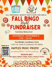 Fall Bingo Night Fundraise