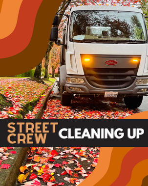 Street Crews - cleaning up!
