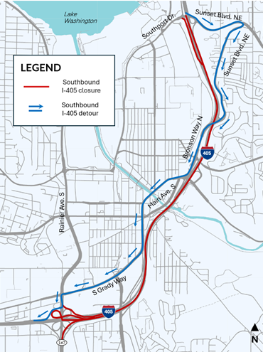 I-405 Construction Oct. 31 – Nov.3