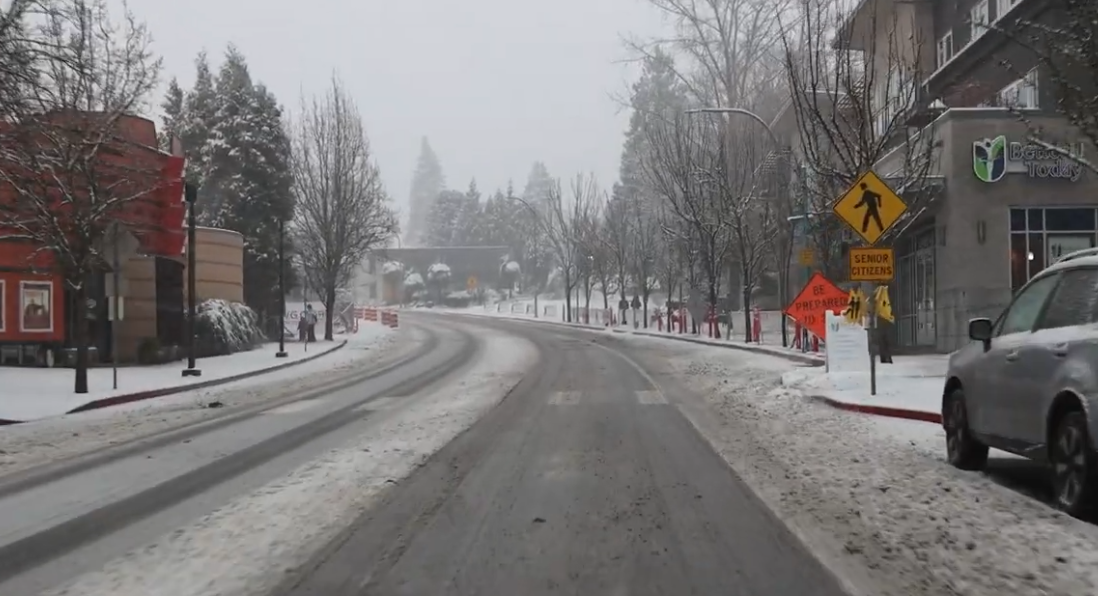 Winter weather street