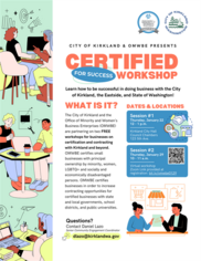 Certified for Success Workshop