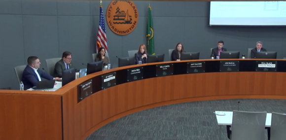 Council meeting screenshot from Jan 6 2026