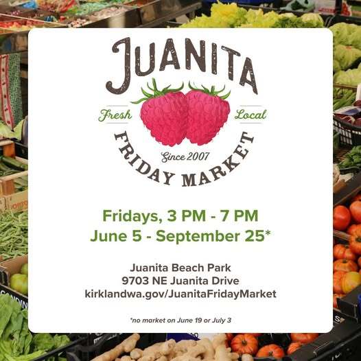 Juanita Friday Market vendor call