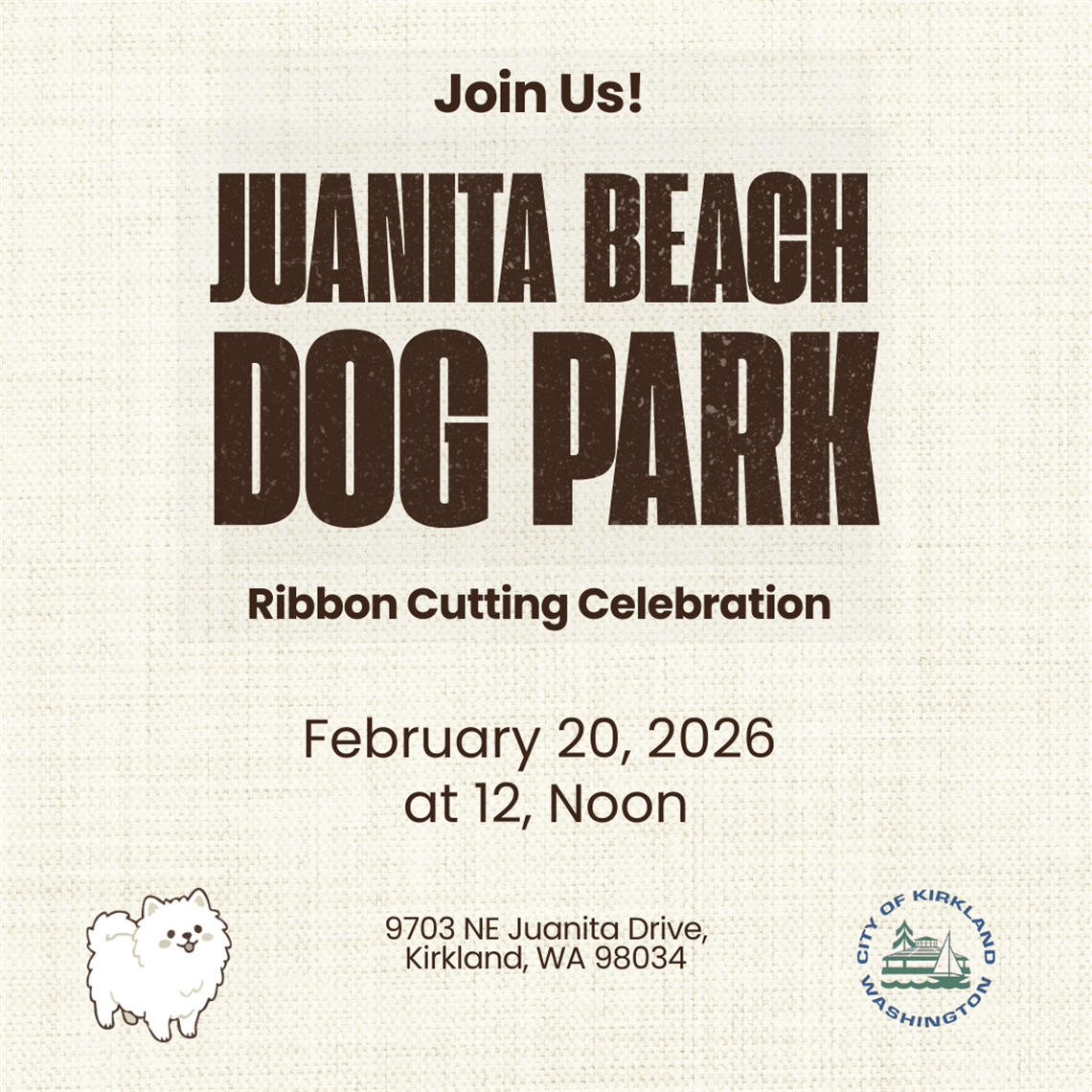 Dog Park Ribbon Cutting