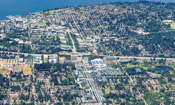 Station Area Plan Birdseye view