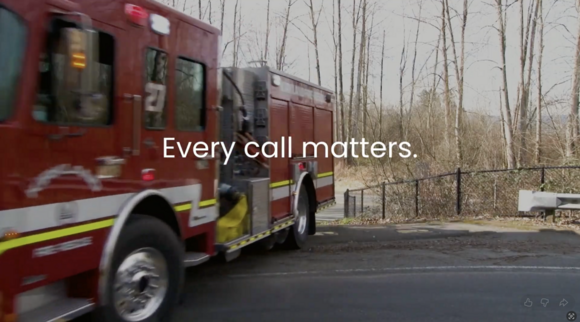 Fire chief recruitment video still