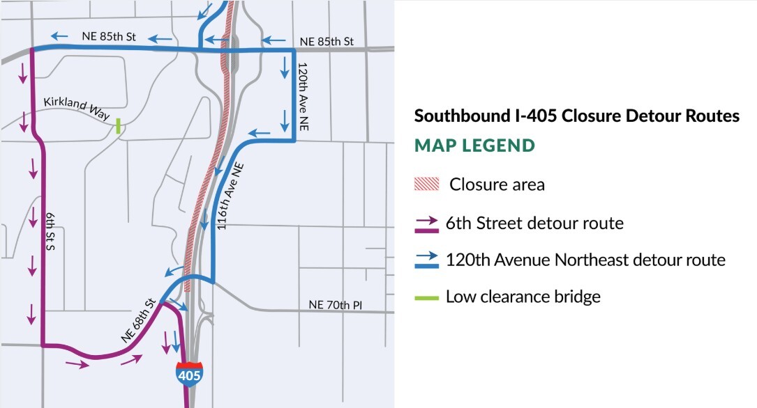 Traffic Alert southbound 405
