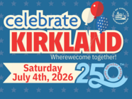 Celebrate Kirkland Graphic Postr
