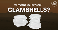 Brown background with clamshell packaging overlaid