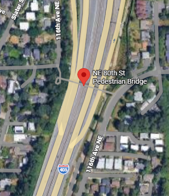 NE 80th St Pedestrian Bridge